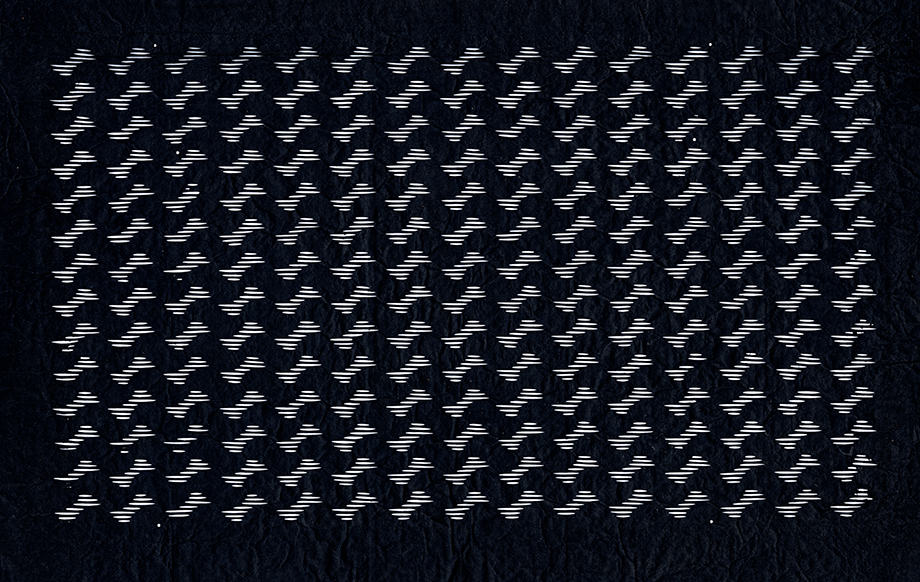 Diagonal Ribbon Weave with Stripes