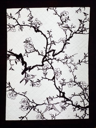 Cherry Branches like Calligraphy