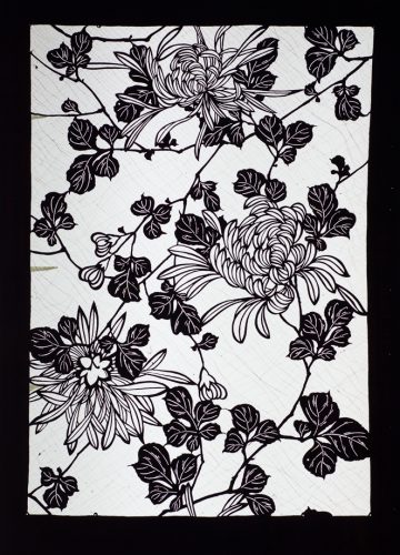 Art Nouveau Chrysanthemums