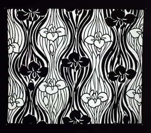 Art Nouveau Ogee Iris