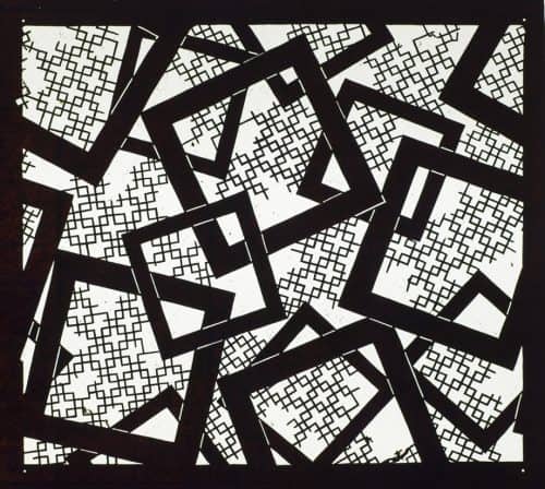 Squares Chirashi Frame Interlocking Square Weave